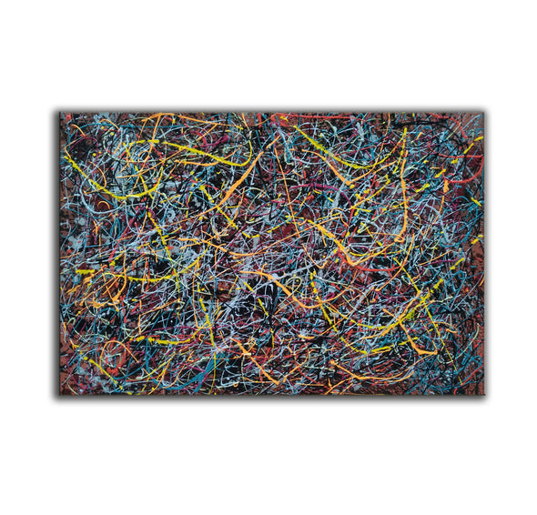 drip famous paintings | A splatter painting painting L912-5
