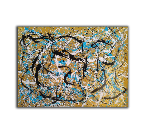 Painter the dripper | splatter painting abstract paintings L942-6