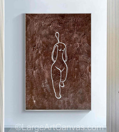 Abstract painting | Dining room wall art L1022_5