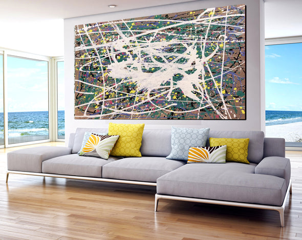 Large abstract painting | Modern contemporary art LA299_7