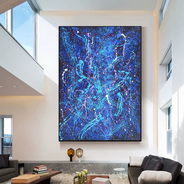 Large abstract paintings on canvas | Oil paint art LA104_10