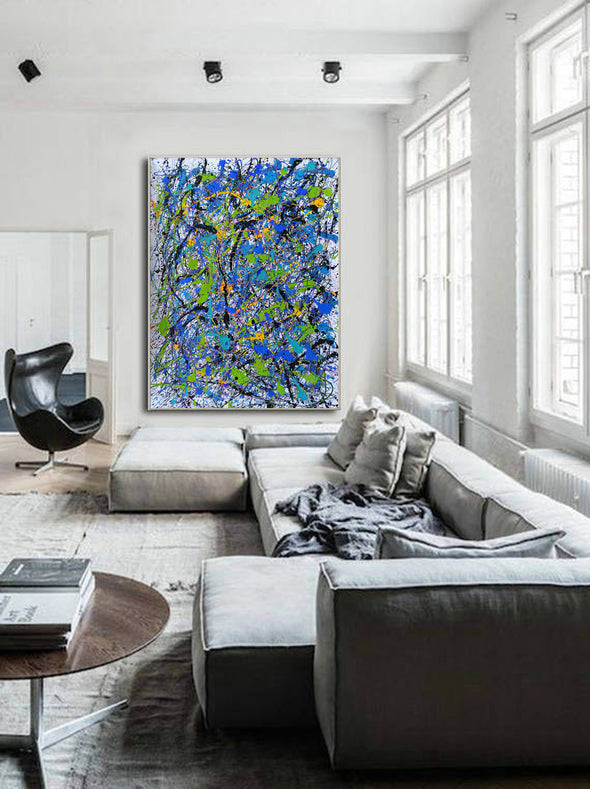 Beautiful oil paintings | Large abstract paintings on canvas LA67_1