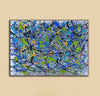 Large abstract wall art | Blue abstract art LA64_7