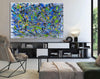 Large abstract wall art | Blue abstract art LA64_8