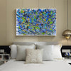 Large abstract wall art | Blue abstract art LA64_1