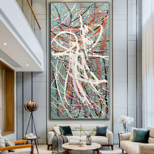 Large oil painting | Large abstract art LA297_5