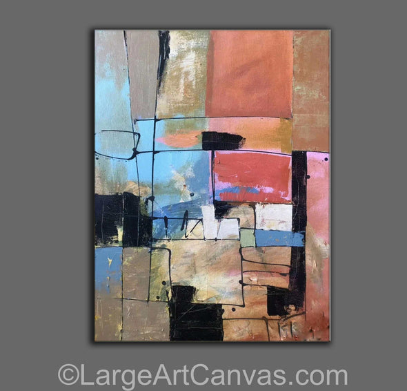 Large wall art | Original painting L1054_3