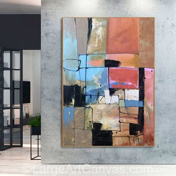 Large wall art | Original painting L1054_6