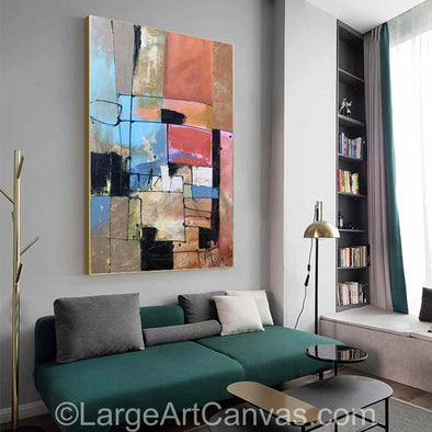 Large wall art | Original painting L1054_1