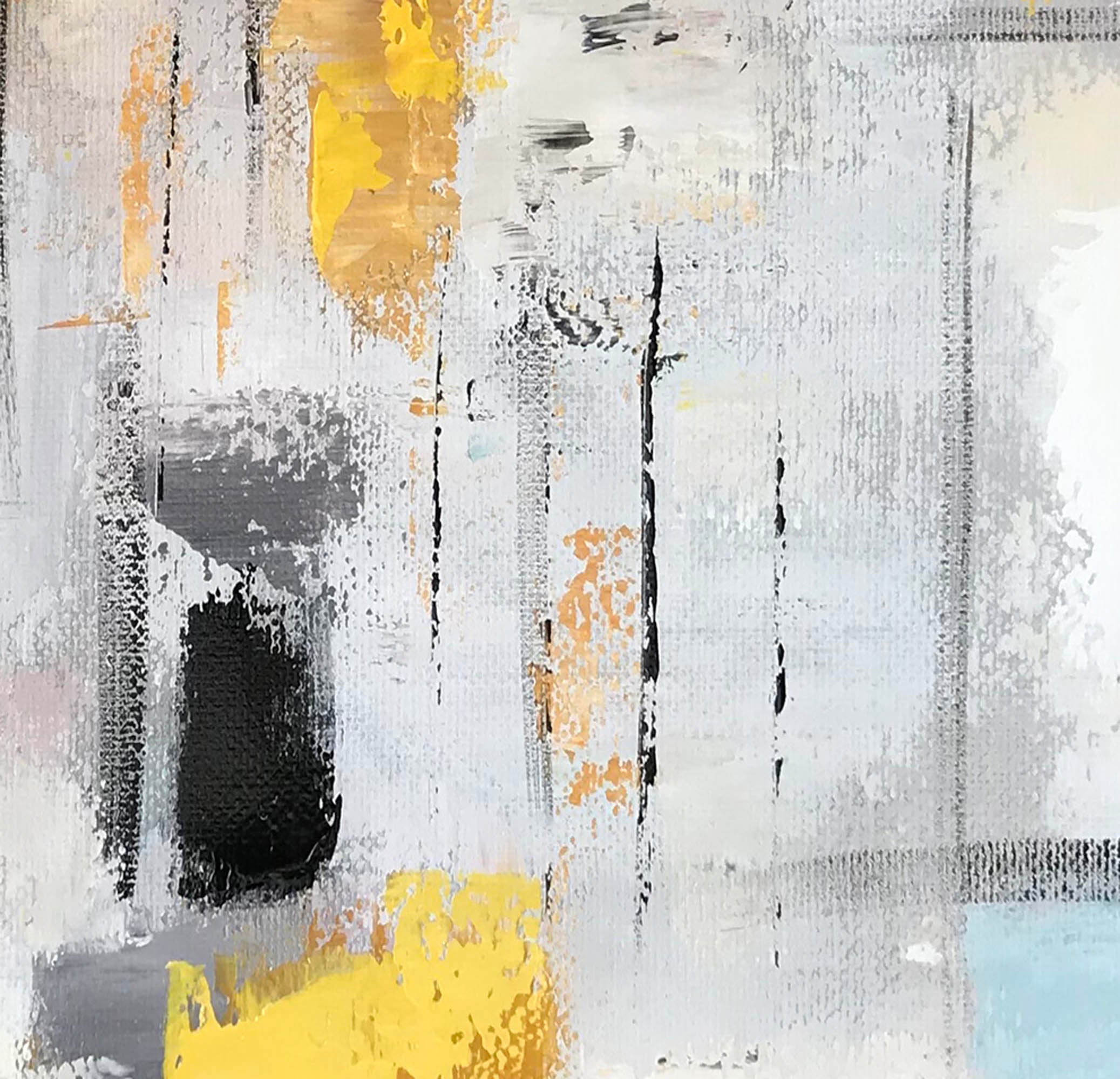 Long abstract painting | Abstract oil on canvas LA134 – LargeArtCanvas