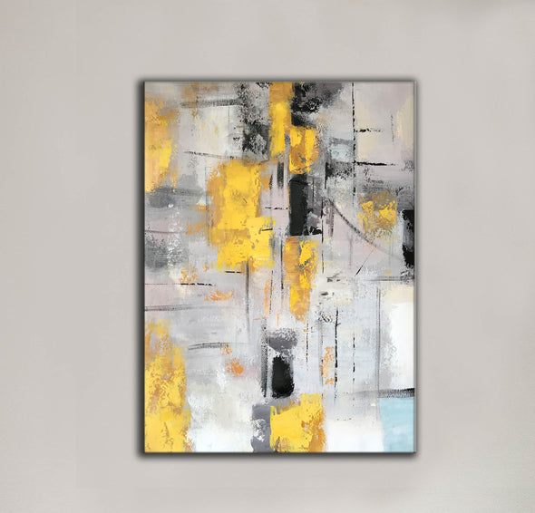 Long abstract painting | Abstract oil on canvas LA134_8