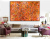 Long paintings abstract | Colour abstract painting LA261_2