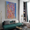 Abstract acrylic painting on canvas | Modern and contemporary art LA129_1