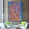 Abstract acrylic painting on canvas | Modern and contemporary art LA129_5