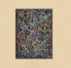 Abstract splatter art | large artist L928-5
