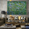Oil on canvas abstract art | Colourful abstract oil paintings LA260_5