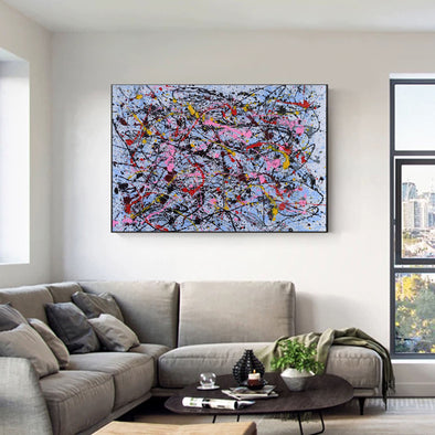 Oil painting on canvas abstract | Original abstract LA254_1