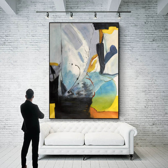 Original abstract paintings | Abstract oil painting on canvas LA166_2