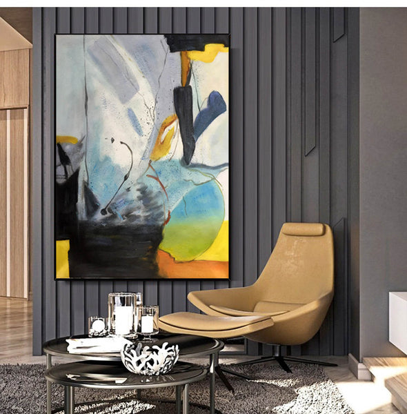 Original abstract paintings | Abstract oil painting on canvas LA166_7