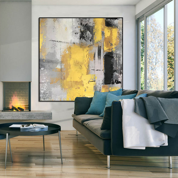 Original abstract paintings | Abstract oil painting on canvas LA16_8
