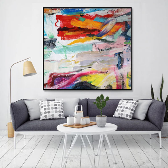Easy abstract oil paintings | Most abstract art L659-8