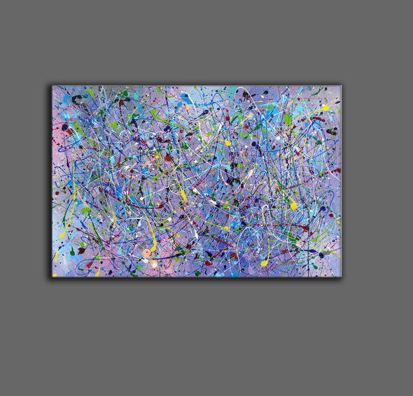 Painting an abstract painting | Canvas art paintings abstract LA258_4