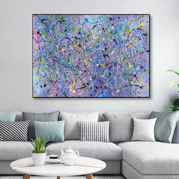 Painting an abstract painting | Canvas art paintings abstract LA258_5