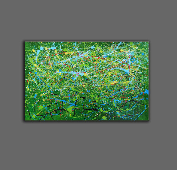 Contemporary abstract artists painting | Painting on canvas abstract LA257_10
