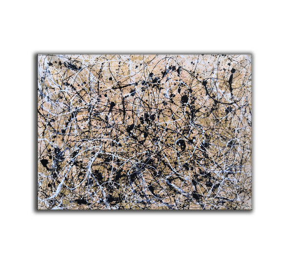 drip canvas | splatter painting abstract art L897-10