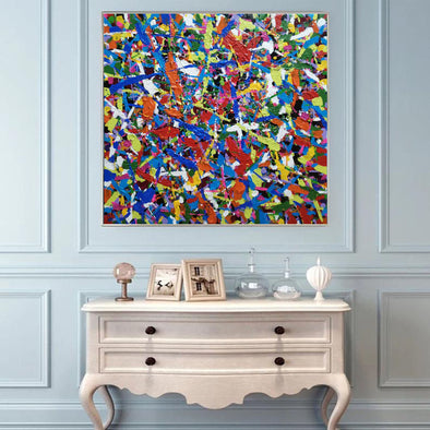 Wall painting abstract | Modern abstract acrylic painting LA57_1