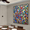 Wall painting abstract | Modern abstract acrylic painting LA57_3