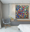 Wall painting abstract | Modern abstract acrylic painting LA57_6